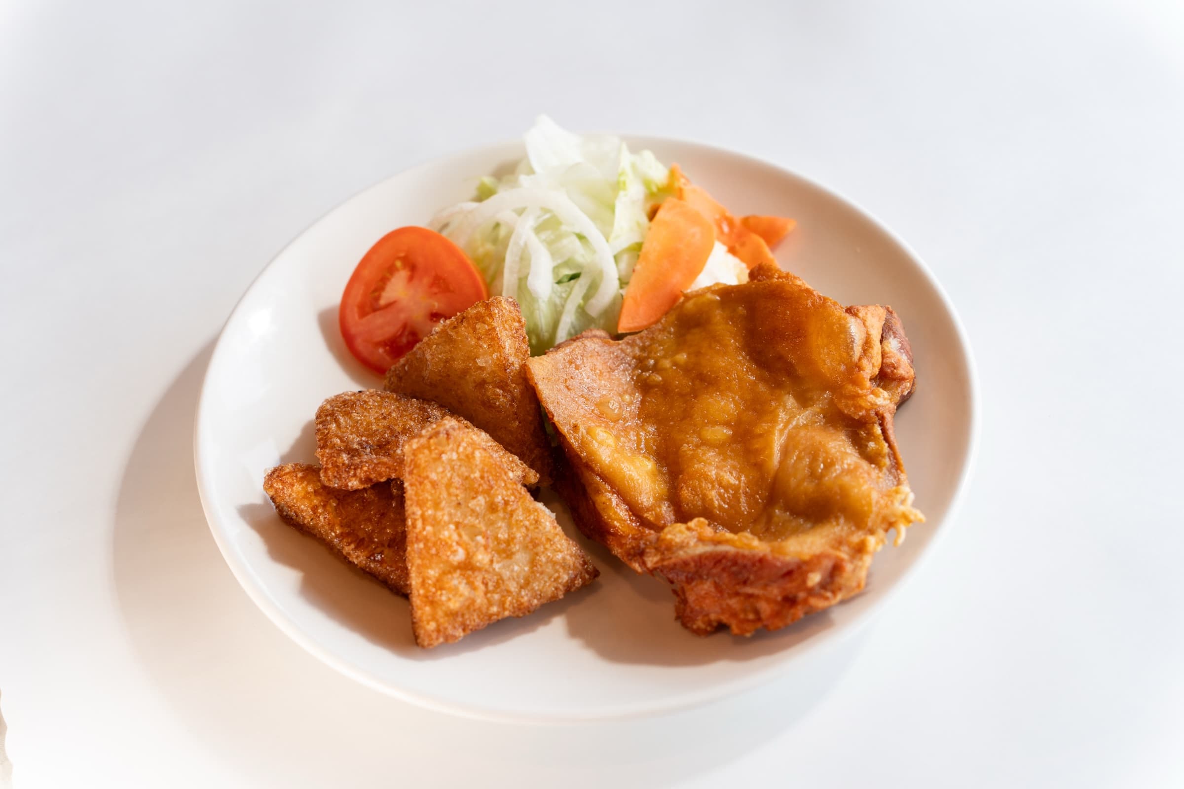 Xôi Gà Chiên, sticky rice with fried chicken